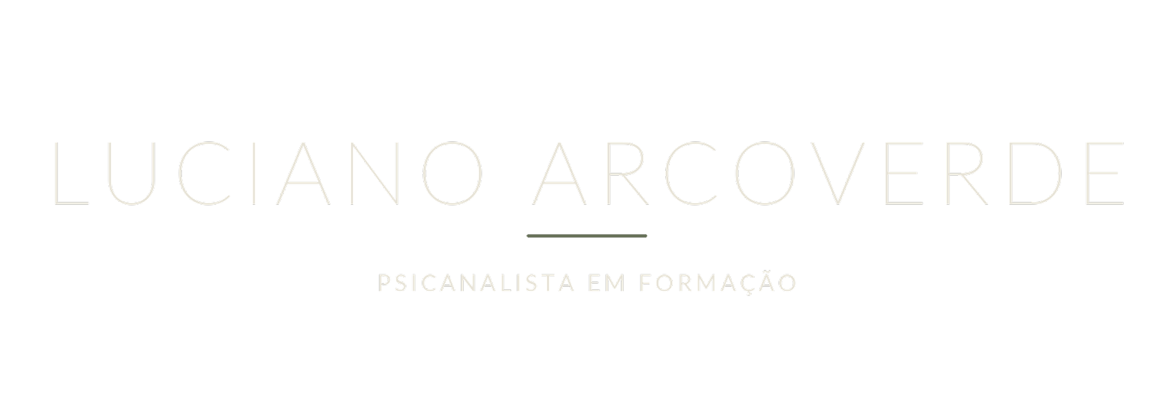 Luciano Arcoverde — Psicanalista em formação