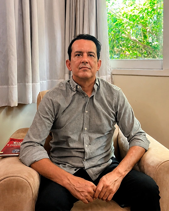 Luciano Arcoverde no Centro Jean Laplanche
