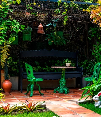 Jardim do Centro Jean Laplanche